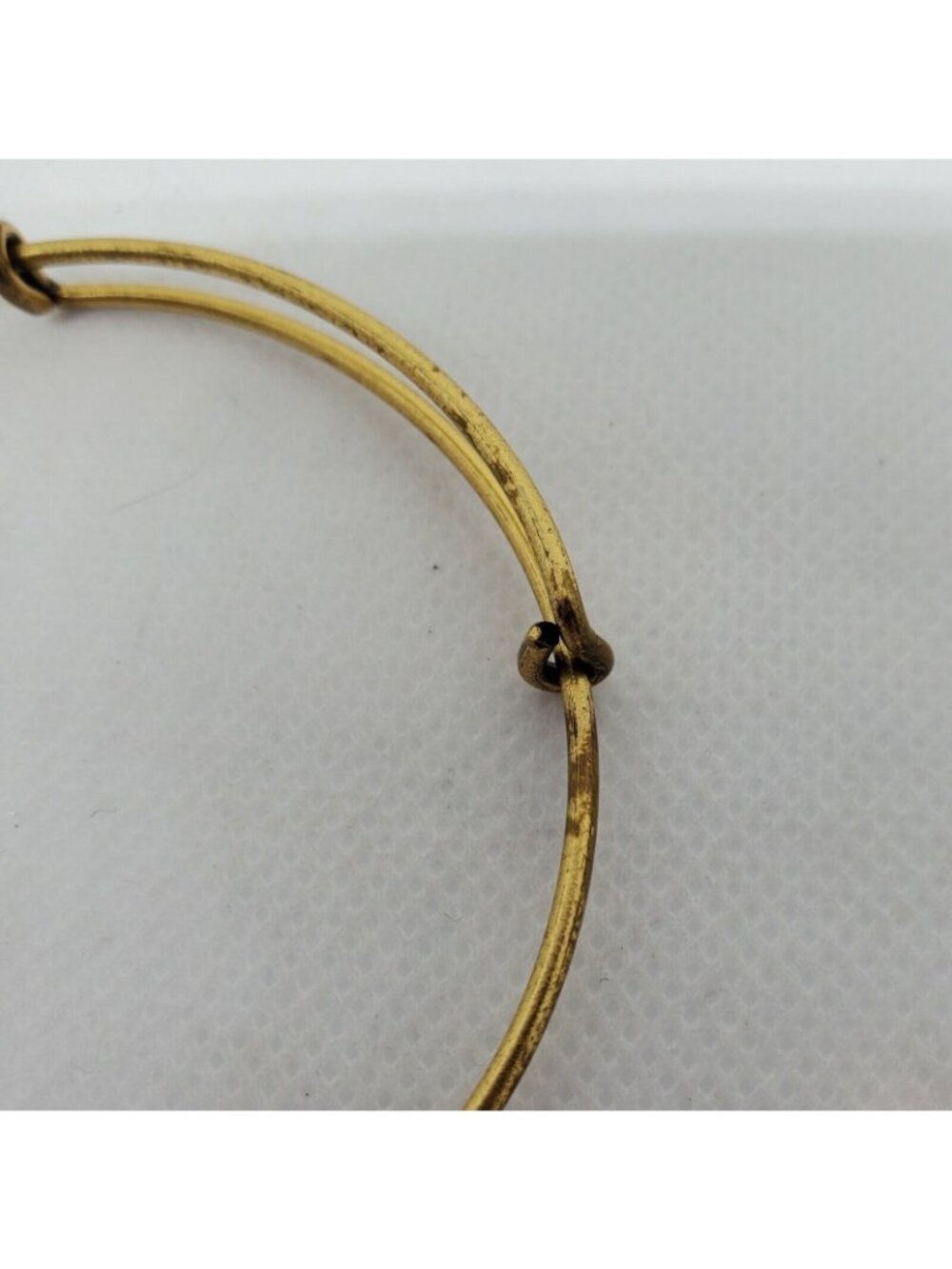 Alex and Ani Bangle Charm Bracelet Goldtone infused +Energy Technology Flower - Picture 5 of 10